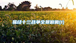 易经十三战争全景俯瞰(1)