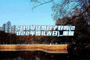 5月9号结婚日子好吗(2022年婚礼吉日)_重复