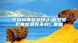 梦到和黄鼠狼搏斗(做梦梦见黄鼠狼好不好)_重复