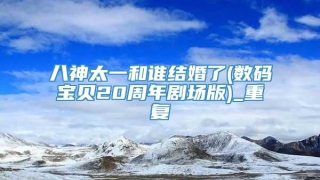 八神太一和谁结婚了(数码宝贝20周年剧场版)_重复