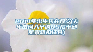 2014年出生现在几岁(去年由闽入宁的85后干部张青雅拟任县)