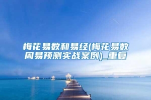 梅花易数和易经(梅花易数周易预测实战案例)_重复