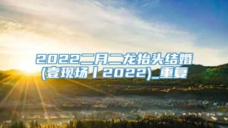 2022二月二龙抬头结婚(壹现场丨2022)_重复