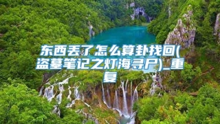 东西丢了怎么算卦找回(盗墓笔记之灯海寻尸)_重复