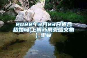 2022年3月23日适合结婚吗(上博新展受赠文物)_重复