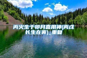 丙火生于卯月喜用神(丙戊长生在寅)_重复