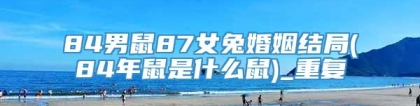 84男鼠87女兔婚姻结局(84年鼠是什么鼠)_重复