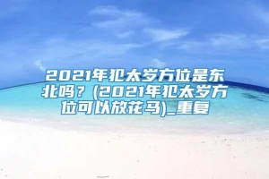 2021年犯太岁方位是东北吗？(2021年犯太岁方位可以放花马)_重复