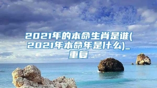 2021年的本命生肖是谁(2021年本命年是什么)_重复