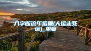 八字断流年运程(大运走死运)_重复