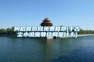 阿启算命网免费算命(千古玦尘小说魔尊结局是什么)