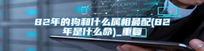 82年的狗和什么属相最配(82年是什么命)_重复
