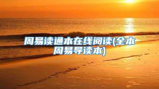 周易读通本在线阅读(全本周易导读本)