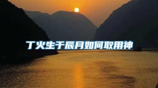 丁火生于辰月如何取用神