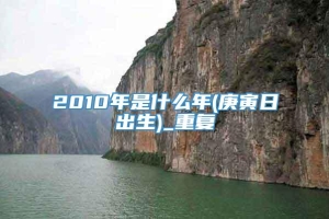 2010年是什么年(庚寅日出生)_重复