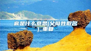 宸是什么意思(父母姓取名)_重复