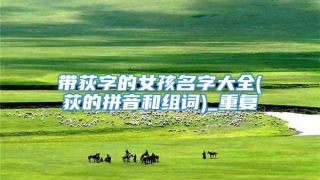 带荻字的女孩名字大全(荻的拼音和组词)_重复