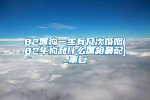 82属狗一生有几次婚姻(82年狗和什么属相最配)_重复