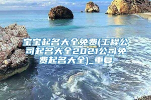 宝宝起名大全免费(工程公司起名大全2021公司免费起名大全)_重复