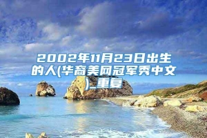 2002年11月23日出生的人(华裔美网冠军秀中文)_重复