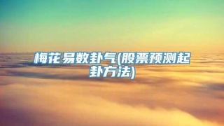 梅花易数卦气(股票预测起卦方法)