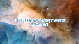 丁酉日和那个日最配(丁未日和什么最配)