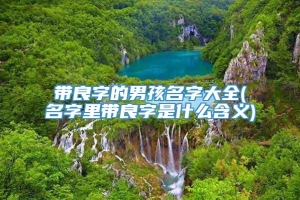 带良字的男孩名字大全(名字里带良字是什么含义)