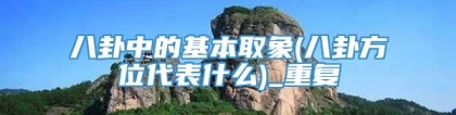 八卦中的基本取象(八卦方位代表什么)_重复