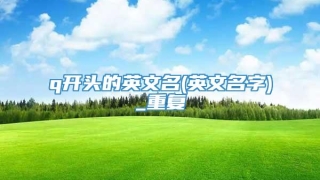 q开头的英文名(英文名字)_重复