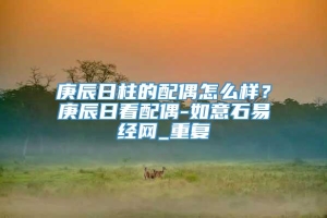 庚辰日柱的配偶怎么样？庚辰日看配偶-如意石易经网_重复