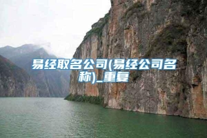 易经取名公司(易经公司名称)_重复