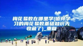 梅花易数在哪里学(值得学习的梅花易数基础知识先收藏了)_重复