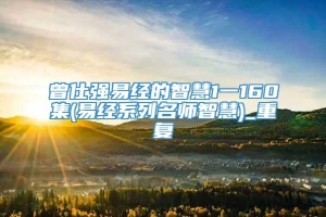 曾仕强易经的智慧1一160集(易经系列名师智慧)_重复