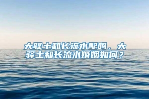 大驿土和长流水配吗，大驿土和长流水婚姻如何？