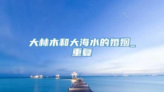 大林木和大海水的婚姻_重复