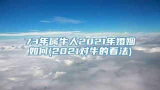 73年属牛人2021年婚姻如何(2021对牛的看法)