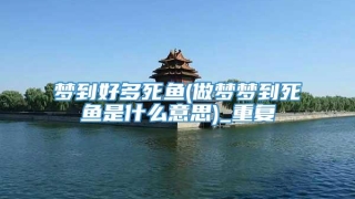 梦到好多死鱼(做梦梦到死鱼是什么意思)_重复