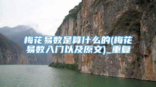 梅花易数是算什么的(梅花易数入门以及原文)_重复