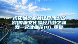 梅花易数跟易经有什么区别(传统文化易经八卦之和我一起读梅花14)_重复