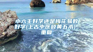 小六壬好学还是梅花易数好学(上古中医岐黄五术)_重复