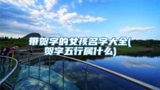 带贺字的女孩名字大全(贺字五行属什么)