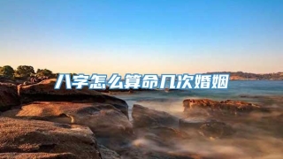 八字怎么算命几次婚姻
