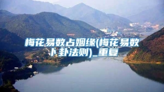 梅花易数占姻缘(梅花易数卜卦法则)_重复