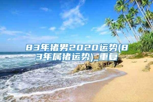 83年猪男2020运势(83年属猪运势)_重复