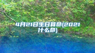 4月21日生日算命(2021什么命)