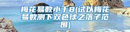 梅花易数小于8(试以梅花易数测下双色球之落子范围)