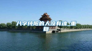 八字纯阳的人没有魂_重复