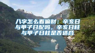 八字怎么看偏财：辛亥日与甲子日配吗，辛亥日柱与甲子日柱是否适合