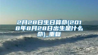 2月28日生日算命(2018年8月28日出生是什么命)_重复
