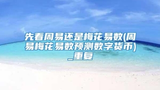 先看周易还是梅花易数(周易梅花易数预测数字货币)_重复